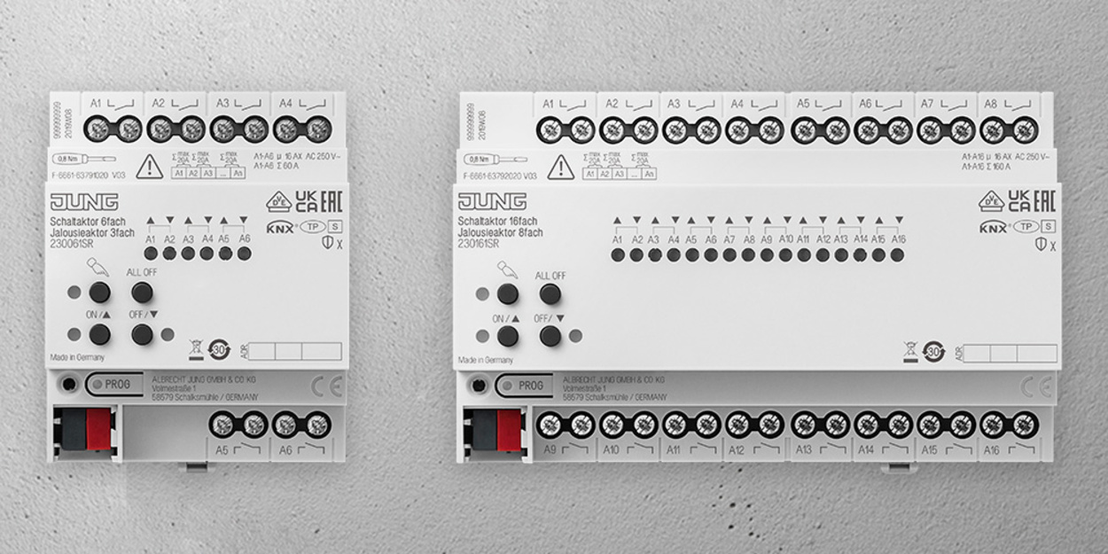 KNX Schalt- und Jalousieaktoren bei Weber GmbH in Leingarten