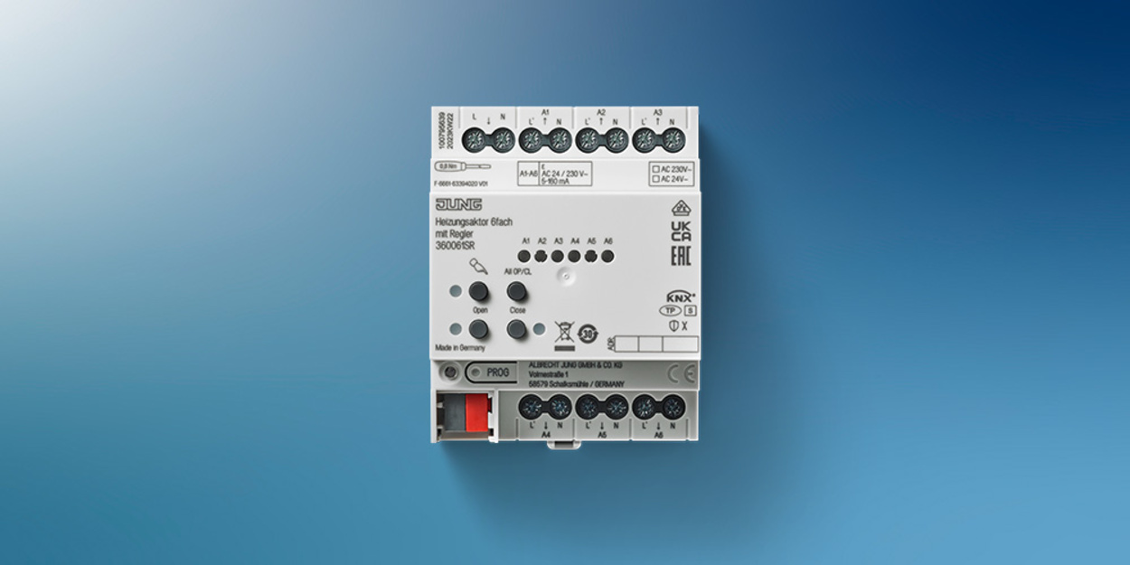 KNX Heizungsaktor 6-fach bei Weber GmbH in Leingarten