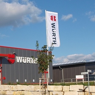 Neubau Wuerth Filiale Leingarten bei Weber GmbH in Leingarten